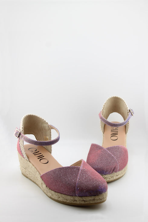 Gaimo Espadrille Wedge with Ankle Strap